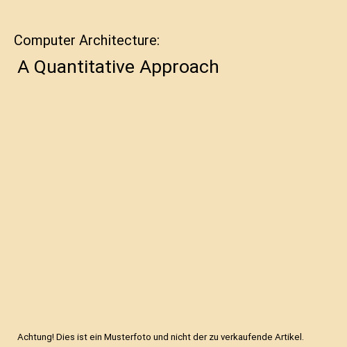 Computer architecture a - computer, architecture: