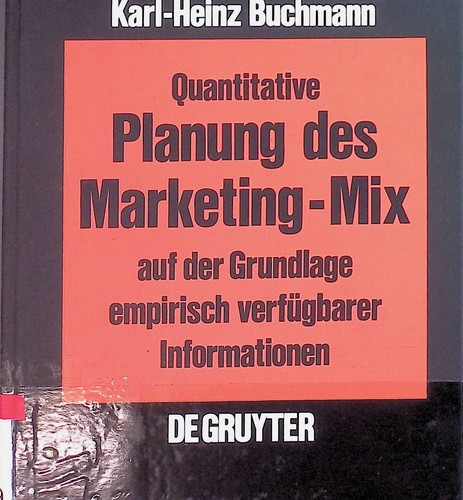 Quantitative planung des - quantitative,