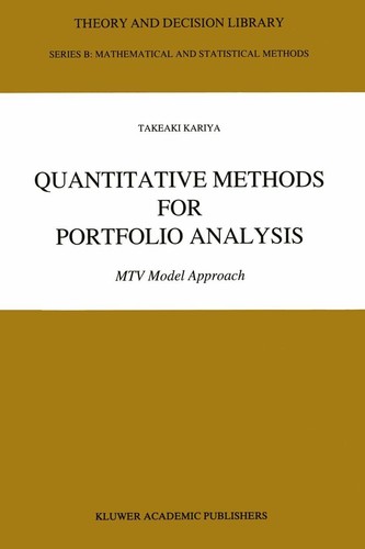 Quantitative methods for - methods,