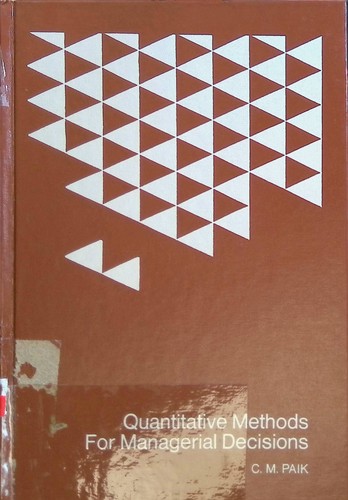 Quantitative methods for - methods,