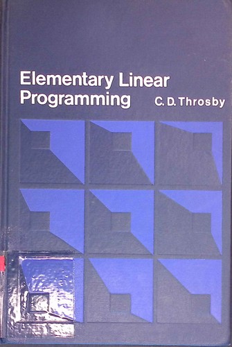 Elementary linear programming - elementary,
