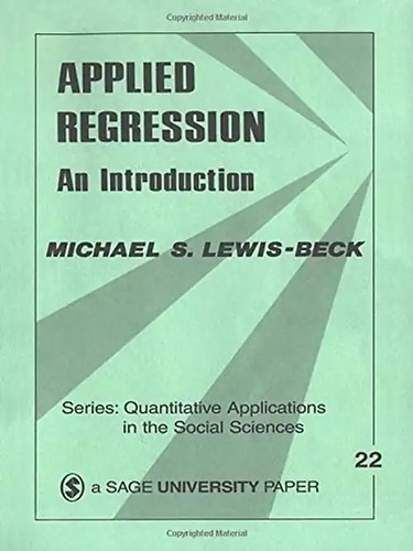 Applied regression an - regression:,