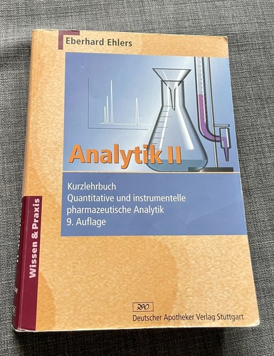 Analytik kurzlehrbuch - bd.2,,