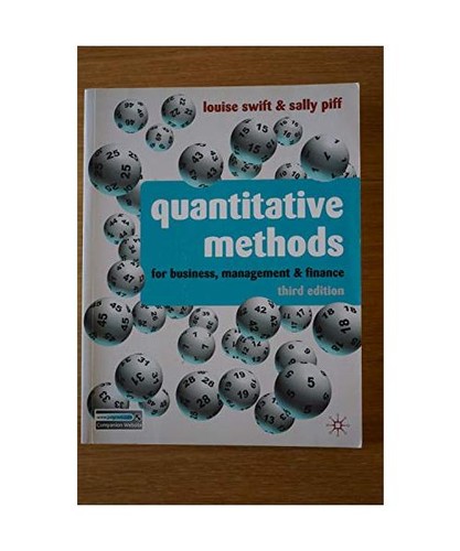 Quantitative methods for - quantitative, methods: