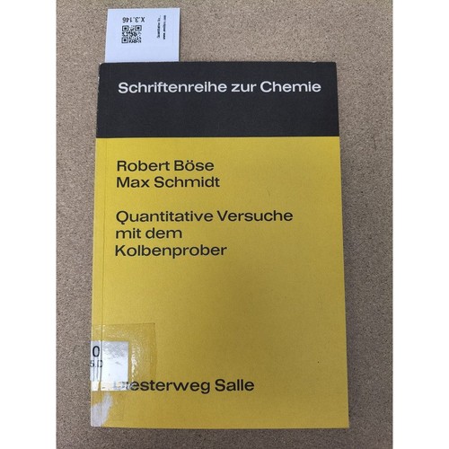 Quantitative versuche mit - versuche, dem