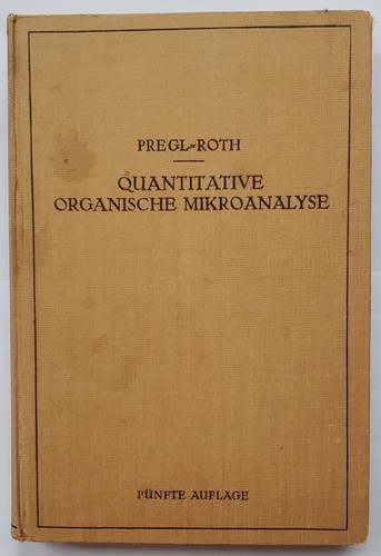 Fritz pregl die - fritz, quantitative