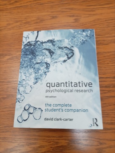 Quantitative psychological - quantitative,