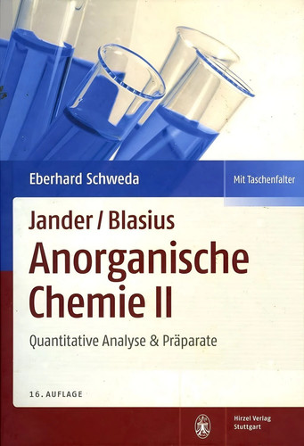 Jander blasius anorganische - jander/blasius,,