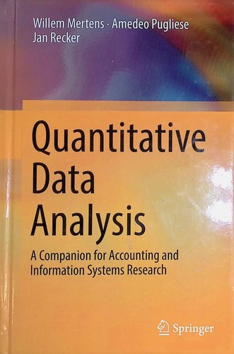 Quantitative data analysis a - analysis:,