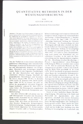 Quantitative methoden der - quantitative,