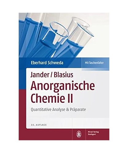 Jander blasius anorganische - jander/blasius,,